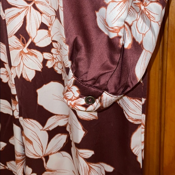 Floral Satin Jumpsuit - Picture 15 of 15